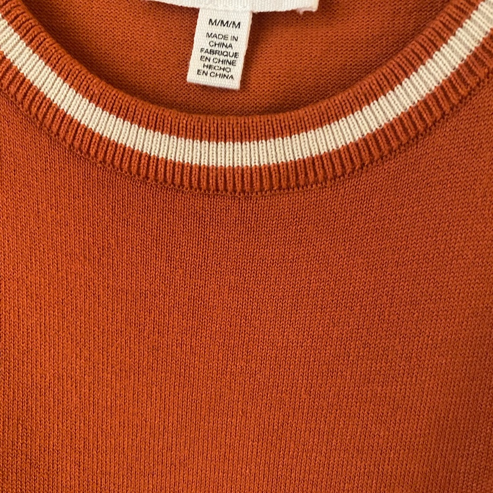 Rio & Rían Rust Mixed-Sleeve Pullover Top - Picture 4 of 7